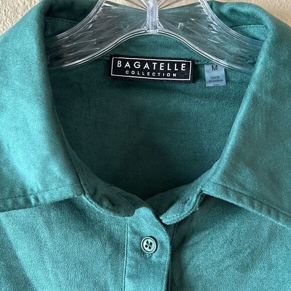 NEW Bagatelle Collection Dark Green Shirt - Picture 3 of 6